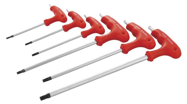 Jogo de Chave Tipo T Torx T10 a T40 6 Peças Worker Menor preço em Jogo de Chave Tipo T Torx T10 a T40 6 Peças Worker