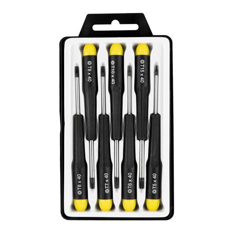 Jogo de Chave Torx de Precisão C/7 PCS T5 - T15 8NI Eda Menor preço em Jogo de Chave Torx de Precisão C/7 PCS T5 - T15 8NI Eda