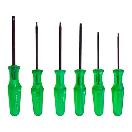 Jogo de Chave Torx Reta com 6 Peças Belzer Menor preço em Jogo de Chave Torx Reta com 6 Peças Belzer