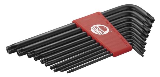 Jogo de Chave Torx T9 a T50 10 Peças Worker Menor preço em Jogo de Chave Torx T9 a T50 10 Peças Worker