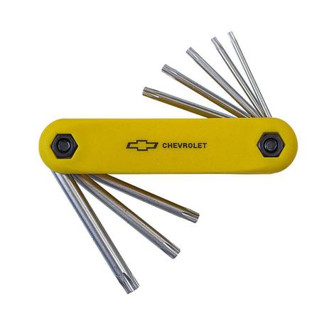 Jogo de chave torx tp canivete c/8 pontas chevrolet Menor preço em Jogo de chave torx tp canivete c/8 pontas chevrolet