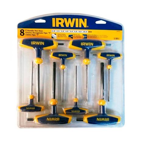 Jogo de Chaves Allen T 2 a 10mm c/ 8 Peças Irwin Menor preço em Jogo de Chaves Allen T 2 a 10mm c/ 8 Peças Irwin