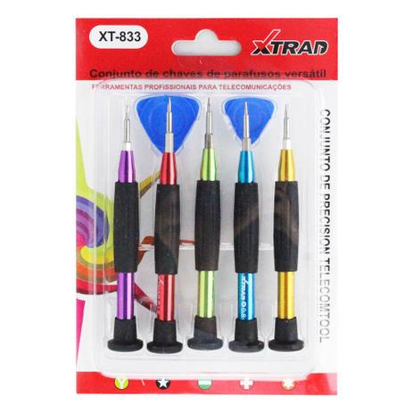 Jogo De Chaves Manutençao De Celulares  Kit 7 em 1 - XT833 - Xtrad é boa?