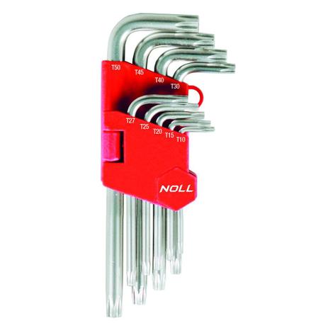 Jogo de Chaves Torx 9 peças T10 a T50 374,0005 NOLL Menor preço em Jogo de Chaves Torx 9 peças T10 a T50 374,0005 NOLL