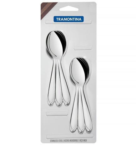 Jogo de Colher De Cha em Aco Inox com 6 Pecas Laguna Tramontina Menor preço em Jogo de Colher De Cha em Aco Inox com 6 Pecas Laguna Tramontina