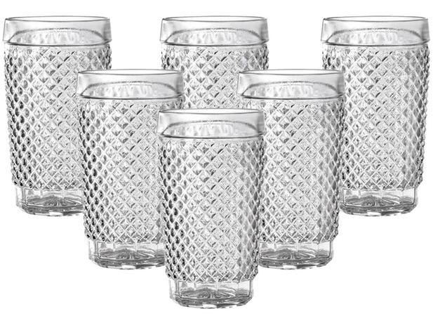 Jogo de Copos de Vidro 250ml 6 Peças Wheaton - Barroco Menor preço em Jogo de Copos de Vidro 250ml 6 Peças Wheaton - Barroco