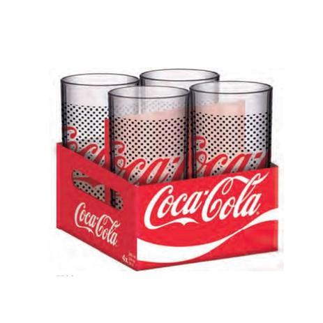 Jogo de Copos Long Drink 300ml Nadir Cylinder Coca Cola 7700 - Nadir Figueiredo
