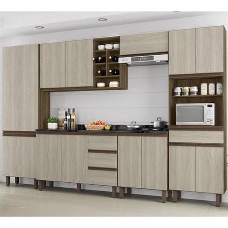 Jogo De Cozinha Modulada Jasmim 06 Peças Carvalho Berlim Off White Mubler - Belaflex mubler Menor preço em Jogo De Cozinha Modulada Jasmim 06 Peças Carvalho Berlim Off White Mubler - Belaflex mubler