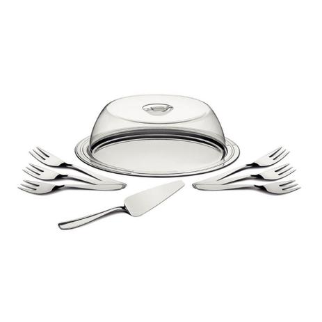 Jogo de de Aço Inox para Torta 9 Peças Ciclo - Tramontina Menor preço em Jogo de de Aço Inox para Torta 9 Peças Ciclo - Tramontina