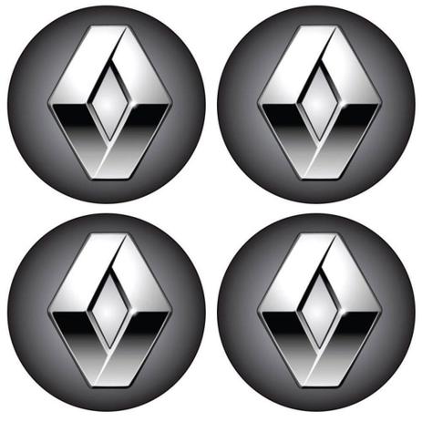 Jogo de Emblemas Resinados 48mm Renault Para Calotas Rodas - Botom 4 Peças Menor preço em Jogo de Emblemas Resinados 48mm Renault Para Calotas Rodas - Botom 4 Peças