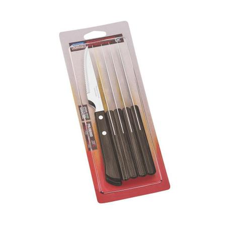 Jogo de Facas para Churrasco 6 Peças Polywood Castanho - Tramontina é boa?