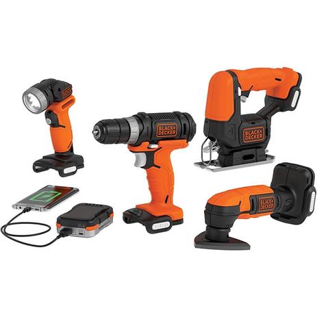 Jogo de Ferramentas 4 em 1 s/Fio GoPak 12V- BDCK502C1-B3- BlackDecker Menor preço em Jogo de Ferramentas 4 em 1 s/Fio GoPak 12V- BDCK502C1-B3- BlackDecker