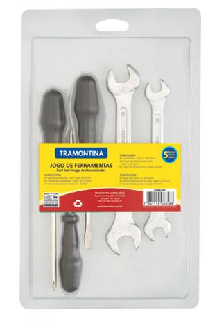 Jogo de ferramentas 5pcs tramontina (43408502) Menor preço em Jogo de ferramentas 5pcs tramontina (43408502)