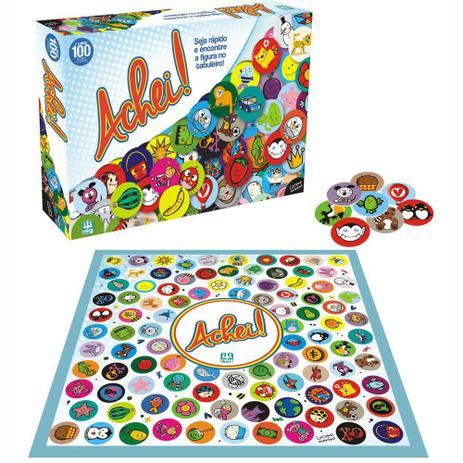 Jogo de Fichas Achei - Colorido - 0579 - Nig Brinquedos Menor preço em Jogo de Fichas Achei - Colorido - 0579 - Nig Brinquedos
