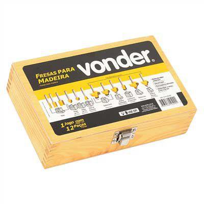Jogo De Fresas Para Madeira 6mm Com 12 Peças Vonder Menor preço em Jogo De Fresas Para Madeira 6mm Com 12 Peças Vonder