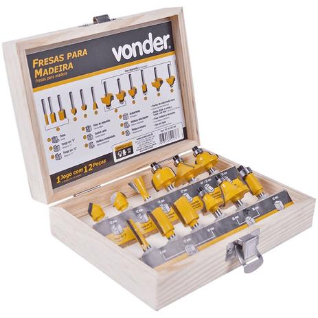 Jogo De Fresas Para Tupia 6mm 12 Peças + Maleta Vonder é boa?