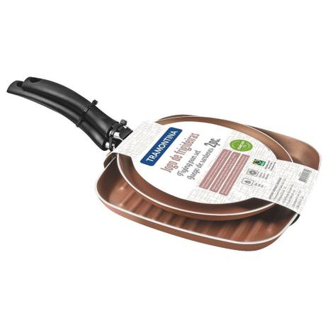 Jogo De Frigideiras Tramontina De Alumínio Com Revestimento Antiaderente 2 Peças é boa?