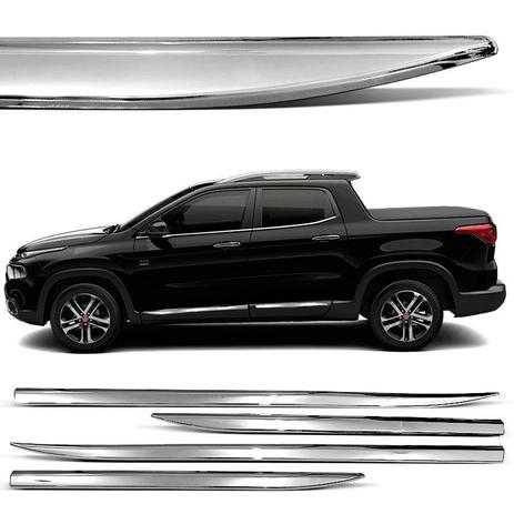 Jogo de Friso Cromado Fiat Toro Inferior Modelo Original - Sanfil Menor preço em Jogo de Friso Cromado Fiat Toro Inferior Modelo Original - Sanfil