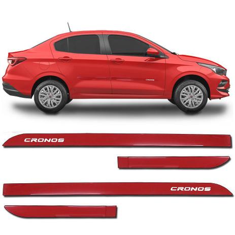 Jogo de Friso Lateral Cronos 2018 2019 Vermelho Alpine Facão - Sean car é boa?