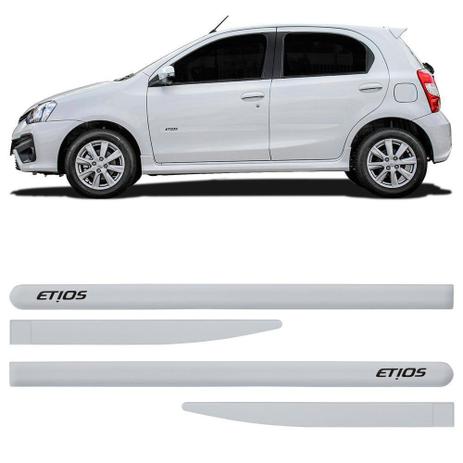 Jogo de Friso Lateral Etios 2013 a 2019 ABS Branco Perola - Sean car é boa?