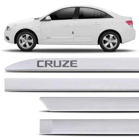Jogo de Friso Lateral Facão Cruze Sedan Hatch Sport6 11 a 18 Branco Mahler com Grafia Tipo Borrachão - Zp Menor preço em Jogo de Friso Lateral Facão Cruze Sedan Hatch Sport6 11 a 18 Branco Mahler com Grafia Tipo Borrachão - Zp