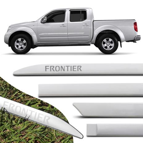 Jogo de Friso Lateral Facão Frontier 2013 a 2019 Prata Breeze com Grafia Tipo Borrachão - Zp Menor preço em Jogo de Friso Lateral Facão Frontier 2013 a 2019 Prata Breeze com Grafia Tipo Borrachão - Zp