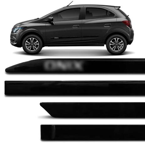 Jogo De Friso Lateral Facão Onix 2012 A 2019 Preto Global Com Grafia Tipo Borrachão - Zp Menor preço em Jogo De Friso Lateral Facão Onix 2012 A 2019 Preto Global Com Grafia Tipo Borrachão - Zp