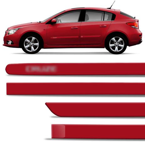 Jogo De Friso Lateral Facão Onix 2012 A 2019 Vermelho Pepper Com Grafia Tipo Borrachão - Zp Menor preço em Jogo De Friso Lateral Facão Onix 2012 A 2019 Vermelho Pepper Com Grafia Tipo Borrachão - Zp
