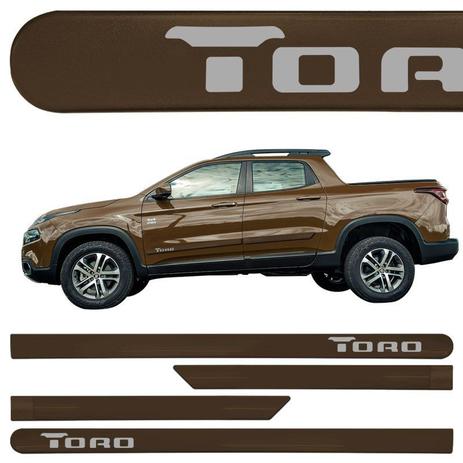 Jogo de Friso Lateral Fiat Toro 2016 a 2019 Marrom Horizon - Sean car é boa?