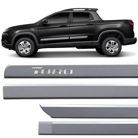 Jogo de Friso Lateral Fiat Toro 2016 a 2019 Prata Lunar Grafia Cromada Alto Relevo - Nk brasil é boa?