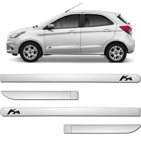 Jogo de Friso Lateral Ford Ka Hatch 2014 a 2019 Branco Artico - Sean car é boa?