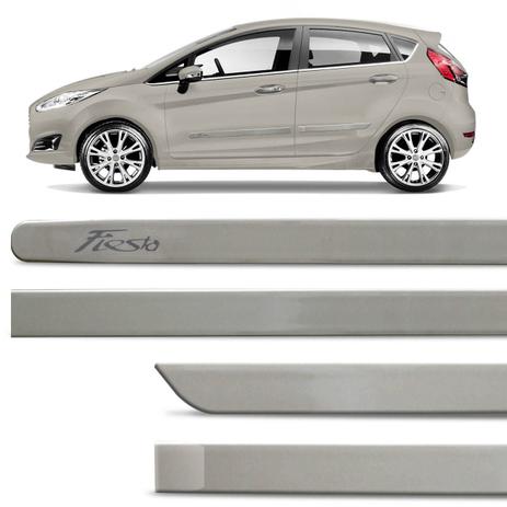 Jogo De Friso Lateral Ford New Fiesta 2011 A 2018 Prata Riviera Cor Original Grafia Dupla Face - Zp Menor preço em Jogo De Friso Lateral Ford New Fiesta 2011 A 2018 Prata Riviera Cor Original Grafia Dupla Face - Zp
