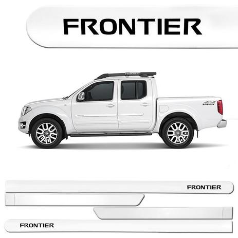 Jogo de Friso Lateral Frontier 2008 a 2020 Branco Glacial - Sean car Menor preço em Jogo de Friso Lateral Frontier 2008 a 2020 Branco Glacial - Sean car