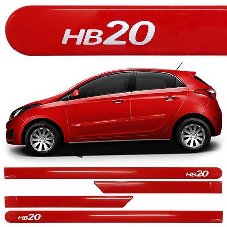 Jogo de Friso Lateral Hb20 2013 a 2019 Vermelho Tropic - Sean car é boa?