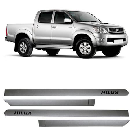 Jogo de Friso Lateral Hilux 2005 a 2020 Protetor Prata Silver - Sean Car é boa?