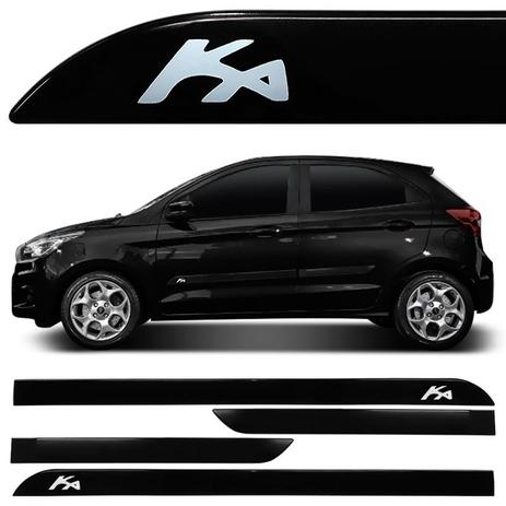 Jogo de Friso Lateral Ka Novo Preto Ebony - Sean car é boa?