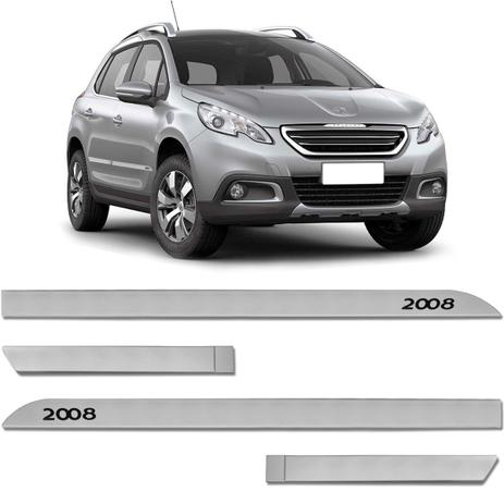Jogo De Friso Lateral Peugeot 2008 2015 a 2019 Facão Gris Aluminium - Sean car é boa?