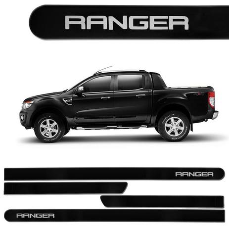 Jogo de Friso Lateral Ranger CD 2013/2017 Preto Gales - Sean car Menor preço em Jogo de Friso Lateral Ranger CD 2013/2017 Preto Gales - Sean car