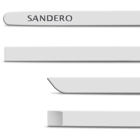 Jogo De Friso Lateral Sandero 2015 A 2019 Branco Glacier Cor Original Grafia Dupla Face - ZP Menor preço em Jogo De Friso Lateral Sandero 2015 A 2019 Branco Glacier Cor Original Grafia Dupla Face - ZP