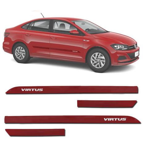 Jogo de Friso Lateral Virtus 2018 2019 Vermelho Tornado Facão - Sean car é boa?