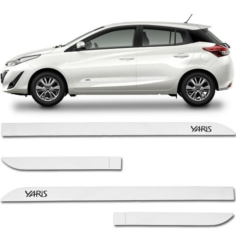 Jogo De Friso Lateral Yaris 2018 2019 Facão Branco Perola - Sean car é boa?