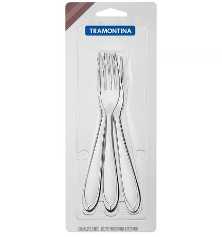 Jogo de Garfo De Sobremesa em Aço Inox com 3 Peças Laguna Tramontina Menor preço em Jogo de Garfo De Sobremesa em Aço Inox com 3 Peças Laguna Tramontina