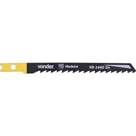 Jogo de lâminas para serra tico tico 100 mm 6 dentes com 05 peças - VD 144D-UN - Vonder Menor preço em Jogo de lâminas para serra tico tico 100 mm 6 dentes com 05 peças - VD 144D-UN - Vonder