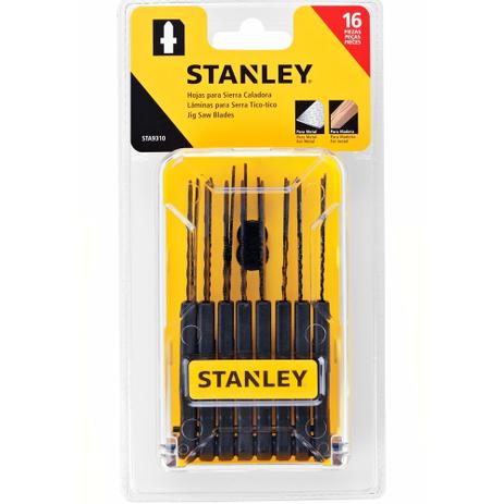 Jogo de Lâminas para Serra tico-Tico 16 Peças - Stanley - STA9310 é boa?