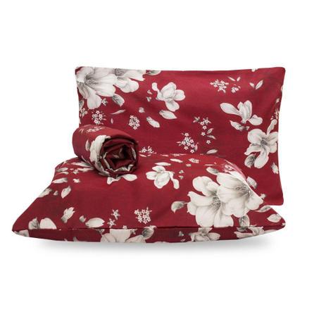 Jogo De Lençol Classic Cama Casal Padrão 3 Peças Vermelho - Marina Menor preço em Jogo De Lençol Classic Cama Casal Padrão 3 Peças Vermelho - Marina