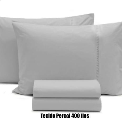 Jogo de Lençol Percal 3 pçs 400 Fios Ponto Palito Cama Casal Queen Fendi Cotex Menor preço em Jogo de Lençol Percal 3 pçs 400 Fios Ponto Palito Cama Casal Queen Fendi Cotex