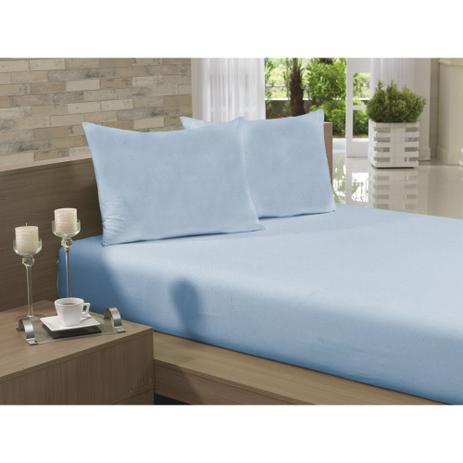 Jogo de lençol Queen 3 peças Microfibra azul claro - Linha avulsa enxovais é boa?