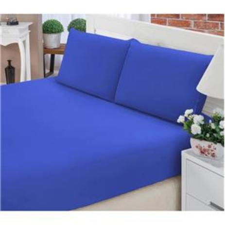 Jogo de lençol Queen 3 peças Microfibra azul royal - Linha avulsa enxovais é boa?