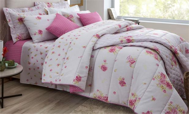 Jogo de Lençol Solteiro 3 Peças Florido Rosa Natalia Sultan é ruim? Jogo de Lençol Solteiro 3 Peças Florido Rosa Natalia Sultan é boa?