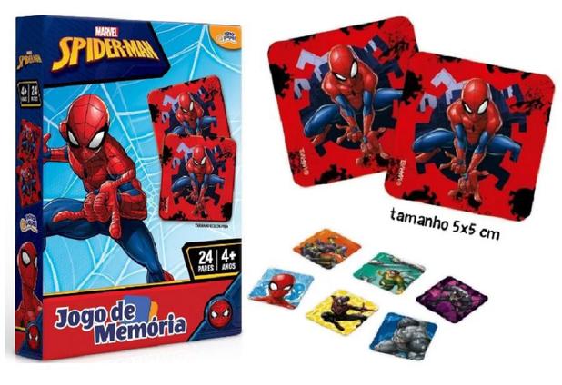 Jogo De Memória Homem Aranha - Toyster Menor preço em Jogo De Memória Homem Aranha - Toyster